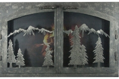 Ironhaus Door Mountain Scene - Custom Door 4