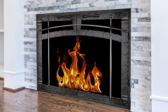 Beartooth Forge masonry fireplace door