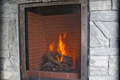 Ironhaus Express Screen - Old World Design With Brick Fire Box