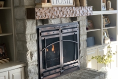 Hand Crafted with Rustica door design, Old World panels & Cottage handles in Distressed Light Copper